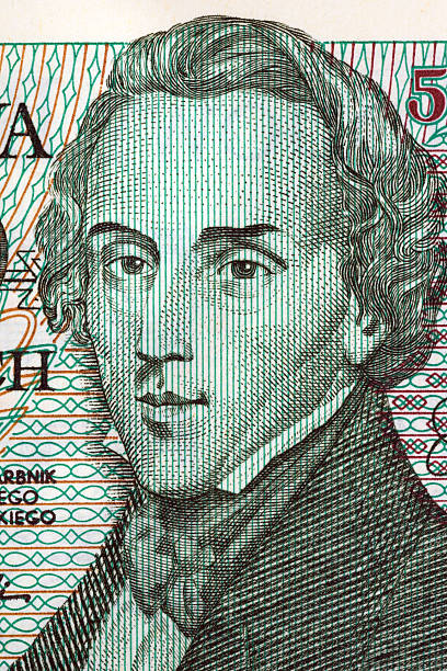 istock Frederic Chopin portrait from old five thousand zloty 620377114