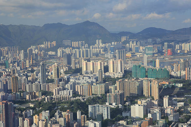 istock Hong Kong, China skyline panorama 620388076