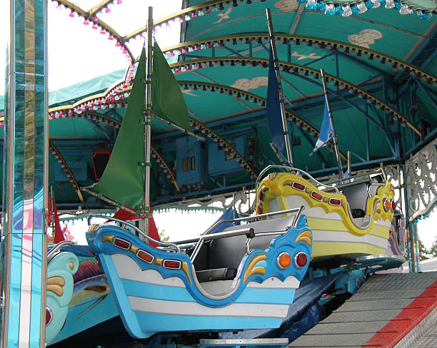 istock Fun Fair Sail Boat Ride. 620390354