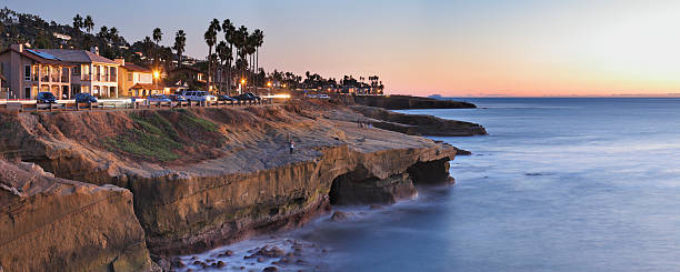 선셋 클리프 내추럴 파크 - 샌디에이고 - san diego california usa travel point loma 뉴스 사진 이미지