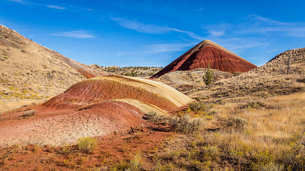 istock Colorful hills. The unusual landscape. Multi-colored layers 620393830