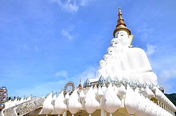 istock Buddha statue on Wat Phasornkaew temple 620394266