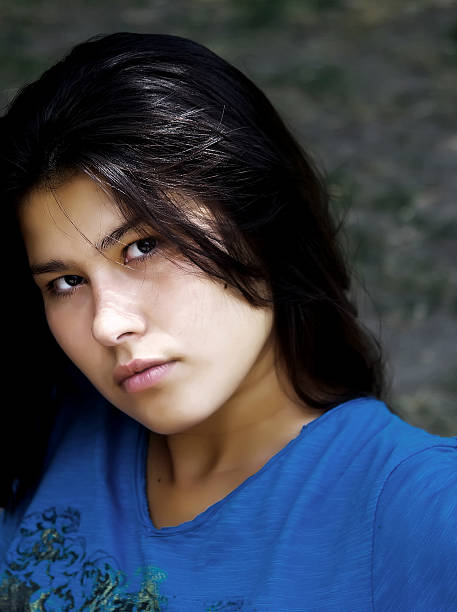 istock Portrait asian woman face 620397492