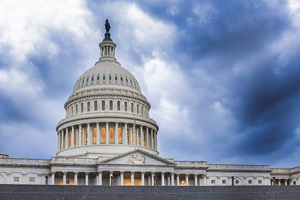 istock United States Capitol Building: Calm Before The Storm 620402950