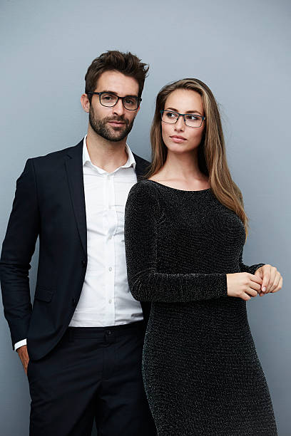 istock Good looking couple in glamorous clothing 620404094