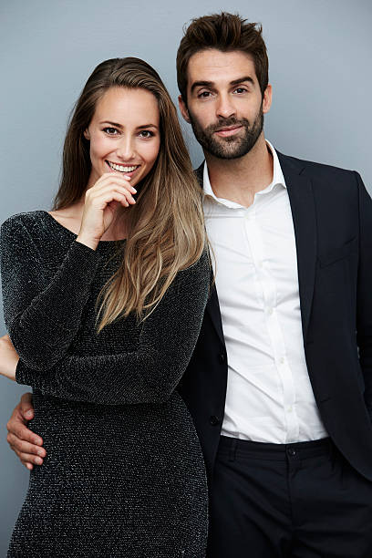 istock Portrait of smartly dressed couple 620404952