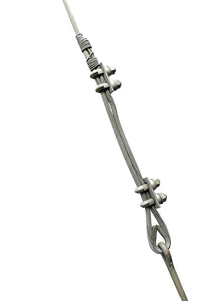 istock Steel Guy Wire Fittings Isolated on white Background clipping path 620405194