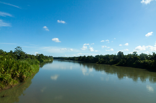 Rio Sixaola Sixaola River, Costa Rica Panama