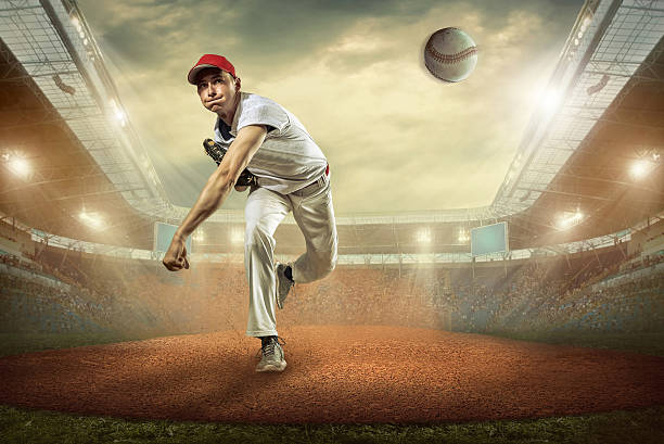 istock Baseball players in action on the stadium. 620700916