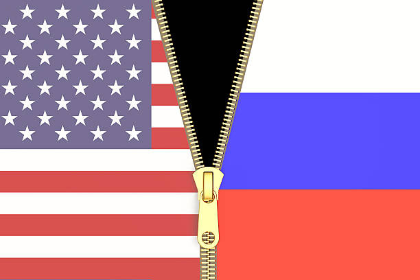 Relation from Russia and USA, political concept. 3D rendering Relation from Russia and USA, political concept. 3D rendering настойка восковой моли инструкция stock pictures, royalty-free photos & images