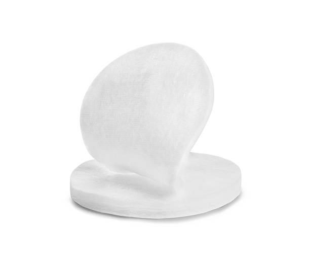 istock Cotton sponges for removing makeup isolated on white background 620703464