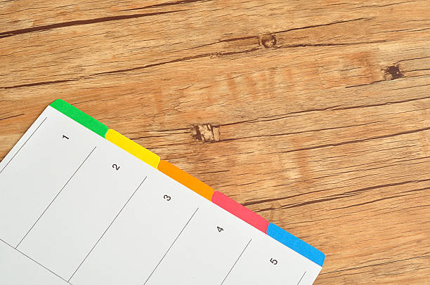 istock Index divider cards . Number one to five colorful 620704746