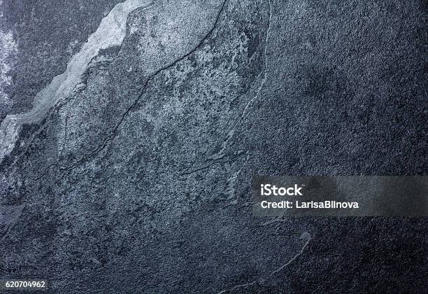 Black Stone Slate Background Texture Stock Photo - Download Image Now - Slate - Rock, Dark, Backgrounds