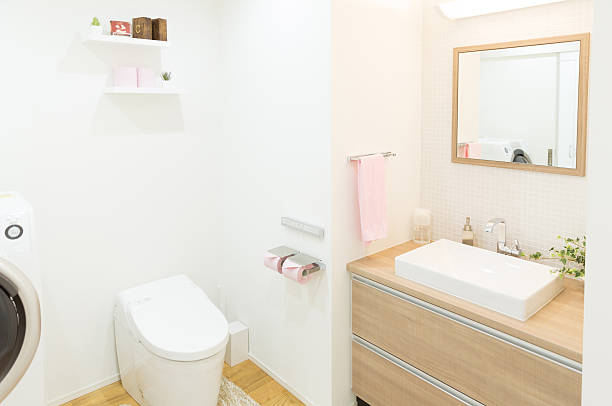 Domestic bathroom Domestic bathroom japanese toilet stock pictures, royalty-free photos & images