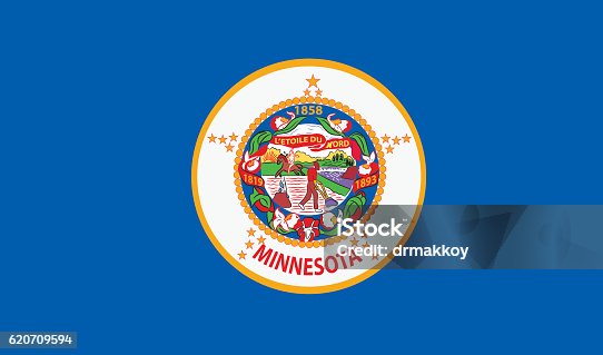 istock Minnesota Flag 620709594