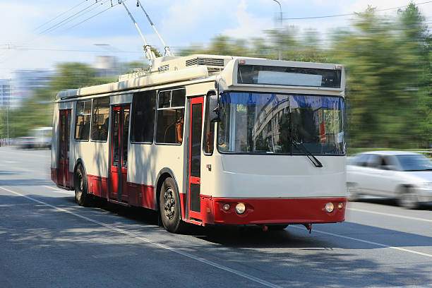 istock trolleybus going in the city 620712524
