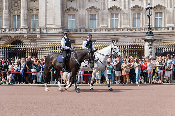 バッキンガム宮殿での警備の変更 - changing the guard ストックフォトと画像
