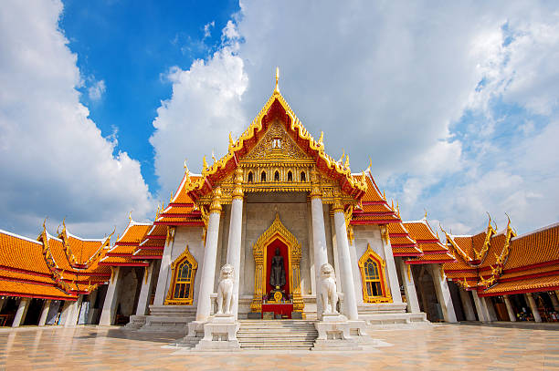 istock Marble Temple in Bangkok, Thailand. 620720108