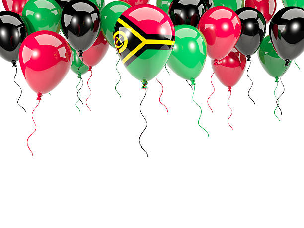 istock Flag of vanuatu on balloons 620723274