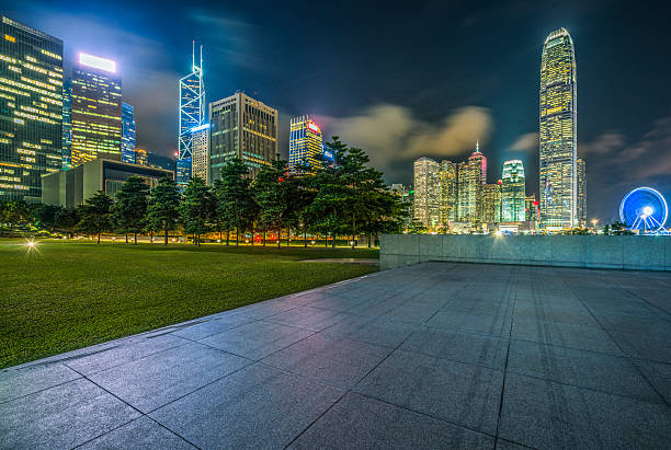 istock central park of Hong Kong at night 620723690