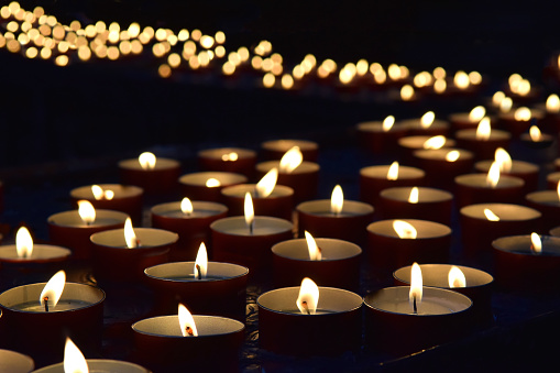 burning memorial velas  photo