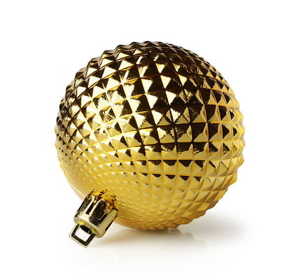 istock Golden Christmas ball 620726684