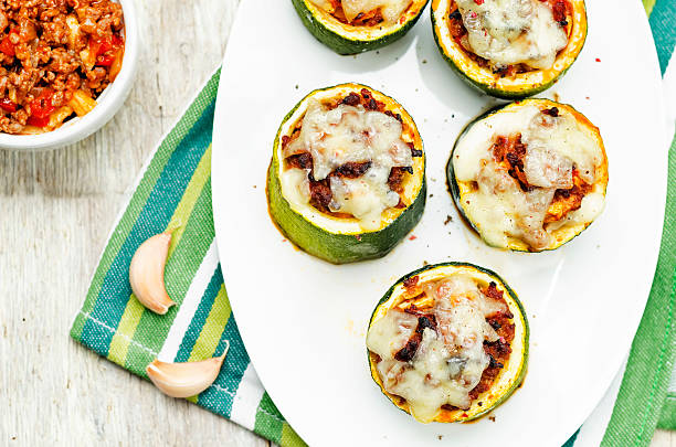 istock meat of red bell pepper stuffed zucchini 620727744