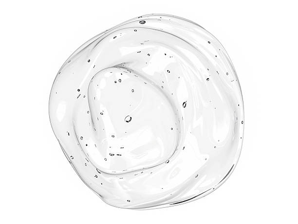 cosmetic gel isolated on white
