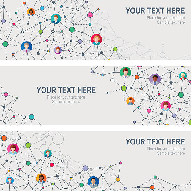 소셜 network  - social science stock illustrations