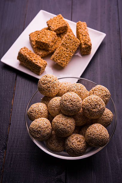 istock rajgira laddu / chikki known as amarnath laddu / chikki 620729738
