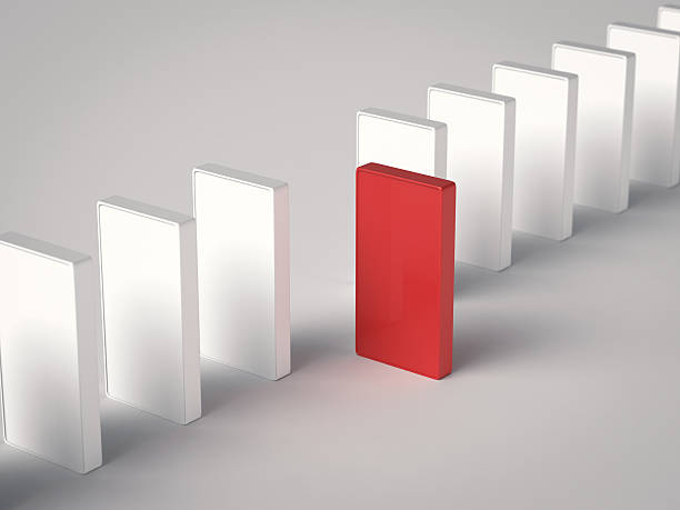 istock red domino for leadership concept 620733784