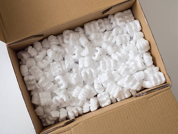istock Foam cushioning shockproof a parcel fragile 620741030