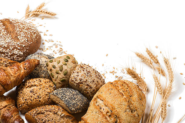разнообразие зерновых хлебов - grain and cereal products стоковые фото и изображения