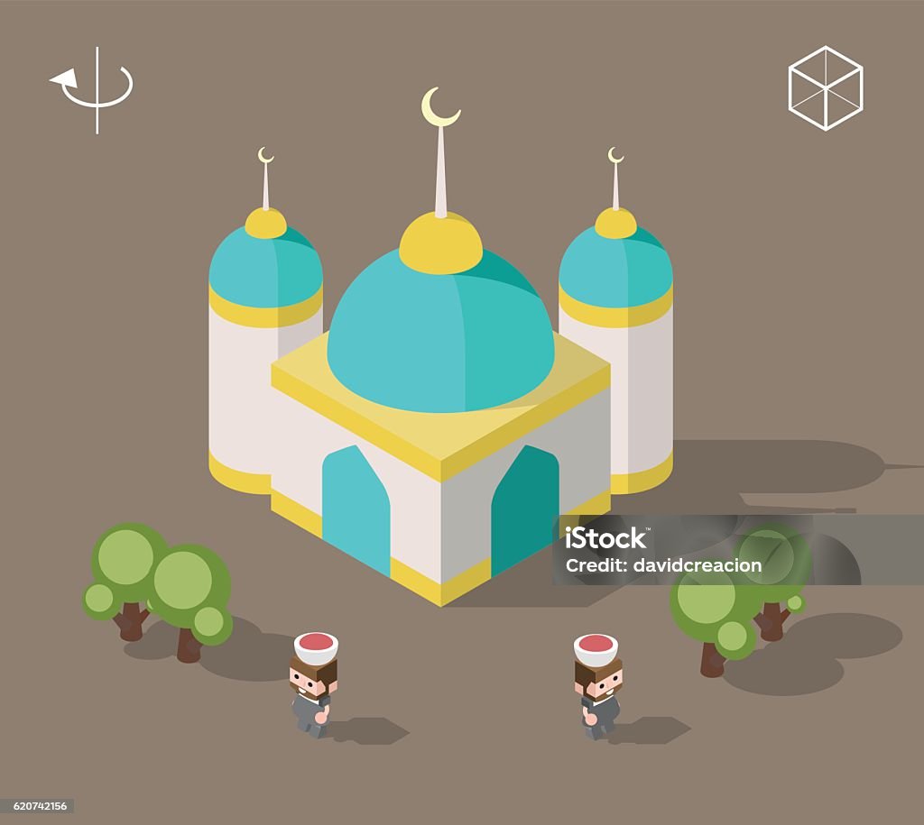 Mosque Drawing Shadow Mosque With Shadows On Dark Background Stock Illustration - Download ...