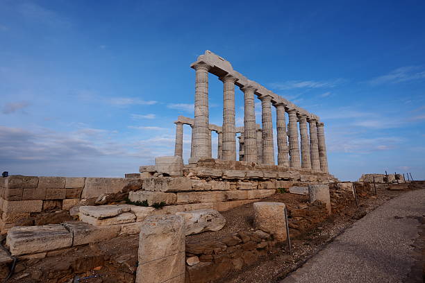 istock Temple of Poseidon, Cape Sounion, Athens, Greece 620951876
