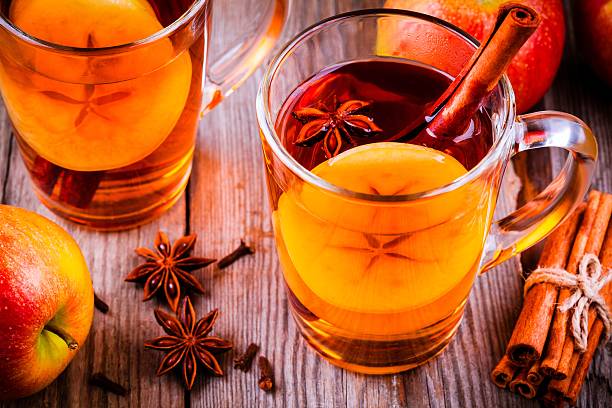 istock Swedish mulled wine with apple and christmas spices 620953918