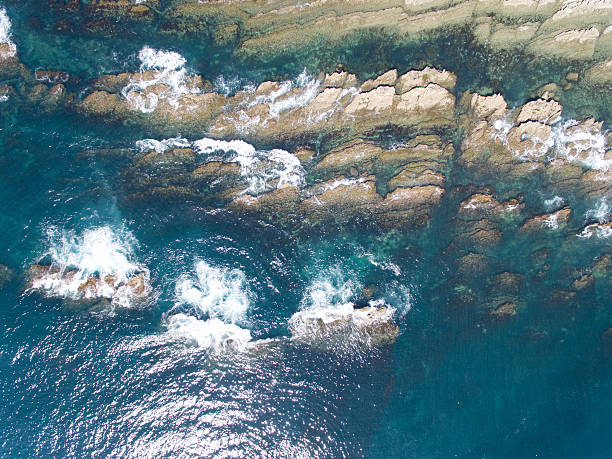 istock Rocky shore aerial view 620957228