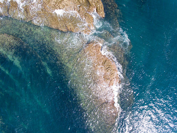 istock Rocky shore aerial view 620957274