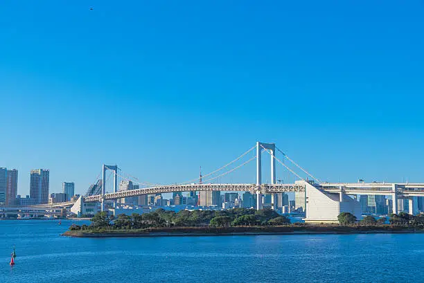 Rainbow Bridge in Odaiba, Tokyo