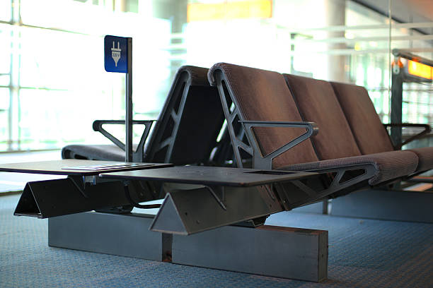 Benches at the waiting area