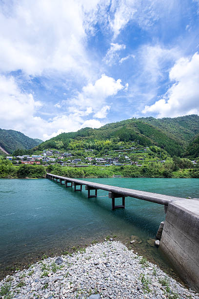 istock Iwama Low Water Crossing (Kochi Prefecture Shimanto) in Japan 620964476