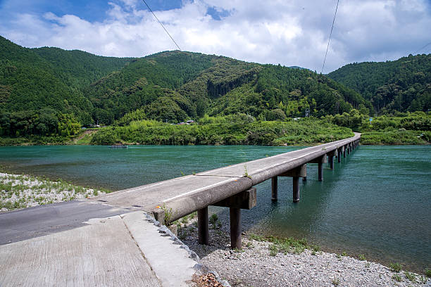 istock Sanri Low Water Crossing (Kochi Prefecture Shimanto) in Japan 620964898