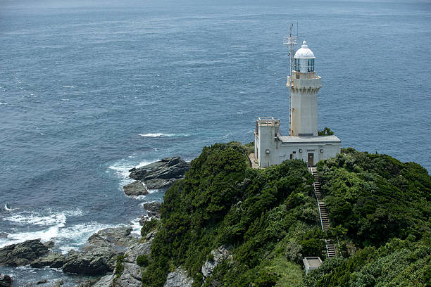 istock Lighthouse of Sada cape in Ehime, Japan 620965294