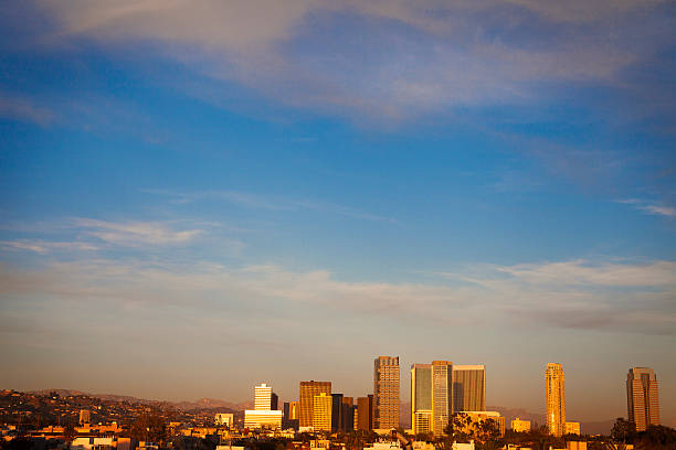 istock West LA- Century City view at sunset 620970108