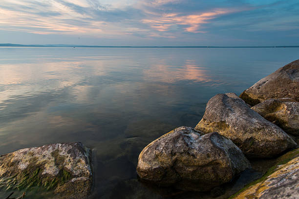 istock Balaton lake in the night 620978216