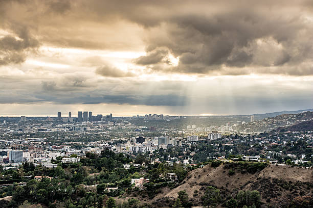 istock Overcast Los Angeles Skyline 620978460