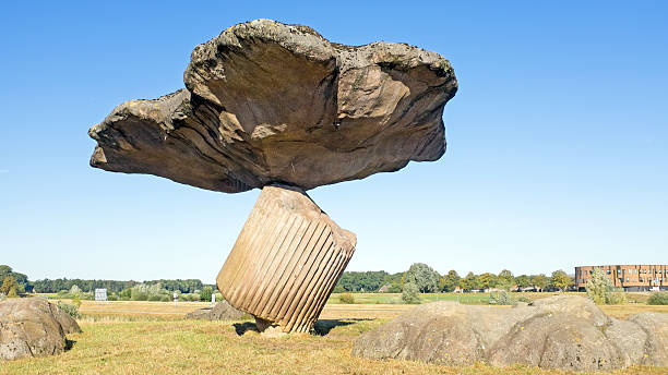 мегалитические камни в дренте, нидерланды, - havelte стоковые фото и изображения