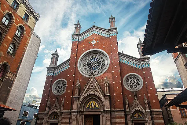 St. Antuan Church, alternatively known as the Sant'Antonio di Padova Church, S. Antonio di Padova, St. Antoine in Istanbul,Turkey