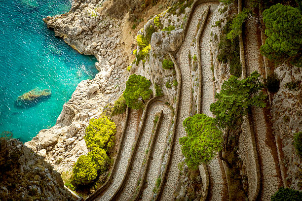 Via Krupp on Capri island, Italy