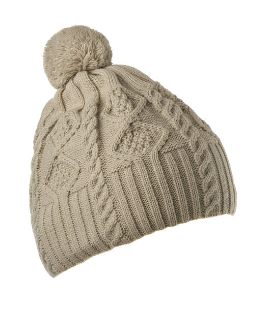 istock knitted hat isolated on white background .hat with pompon . 620987562